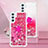 Silicone Candy Rubber TPU Bling-Bling Soft Case Cover with Finger Ring Stand YB1 for Samsung Galaxy Quantum4 5G