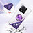 Silicone Candy Rubber TPU Bling-Bling Soft Case Cover with Finger Ring Stand YB1 for Xiaomi Mi 13T 5G