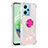 Silicone Candy Rubber TPU Bling-Bling Soft Case Cover with Finger Ring Stand YB1 for Xiaomi Poco X5 5G