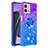 Silicone Candy Rubber TPU Bling-Bling Soft Case Cover with Finger Ring Stand YB2 for Motorola Moto G Stylus (2023) 4G