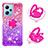 Silicone Candy Rubber TPU Bling-Bling Soft Case Cover with Finger Ring Stand YB2 for Xiaomi Poco X5 5G