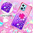 Silicone Candy Rubber TPU Bling-Bling Soft Case Cover with Finger Ring Stand YB2 for Xiaomi Poco X5 5G