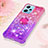 Silicone Candy Rubber TPU Bling-Bling Soft Case Cover with Finger Ring Stand YB2 for Xiaomi Poco X5 5G