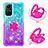 Silicone Candy Rubber TPU Bling-Bling Soft Case Cover with Finger Ring Stand YB2 for Xiaomi Redmi Note 12S