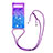 Silicone Candy Rubber TPU Bling-Bling Soft Case Cover with Lanyard Strap S01 for Google Pixel 7a 5G