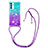 Silicone Candy Rubber TPU Bling-Bling Soft Case Cover with Lanyard Strap S01 for Samsung Galaxy A15 4G