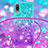 Silicone Candy Rubber TPU Bling-Bling Soft Case Cover with Lanyard Strap S01 for Samsung Galaxy M02