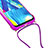 Silicone Candy Rubber TPU Bling-Bling Soft Case Cover with Lanyard Strap S01 for Samsung Galaxy M10