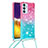 Silicone Candy Rubber TPU Bling-Bling Soft Case Cover with Lanyard Strap S01 for Samsung Galaxy S23 FE 5G