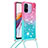 Silicone Candy Rubber TPU Bling-Bling Soft Case Cover with Lanyard Strap S01 for Xiaomi Poco C55