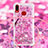 Silicone Candy Rubber TPU Bling-Bling Soft Case Cover with Lanyard Strap S02 for Samsung Galaxy A10s
