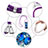 Silicone Candy Rubber TPU Bling-Bling Soft Case Cover with Lanyard Strap S02 for Samsung Galaxy M80S