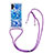 Silicone Candy Rubber TPU Bling-Bling Soft Case Cover with Lanyard Strap S02 for Samsung Galaxy Note 10 Plus 5G