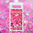 Silicone Candy Rubber TPU Bling-Bling Soft Case Cover with Lanyard Strap S03 for Google Pixel 7a 5G Hot Pink