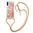 Silicone Candy Rubber TPU Bling-Bling Soft Case Cover with Lanyard Strap S03 for Samsung Galaxy A70