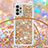 Silicone Candy Rubber TPU Bling-Bling Soft Case Cover with Lanyard Strap S03 for Samsung Galaxy M32 5G