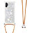 Silicone Candy Rubber TPU Bling-Bling Soft Case Cover with Lanyard Strap S03 for Samsung Galaxy Note 10 Plus 5G