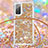 Silicone Candy Rubber TPU Bling-Bling Soft Case Cover with Lanyard Strap S03 for Samsung Galaxy S20 FE (2022) 5G