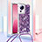 Silicone Candy Rubber TPU Bling-Bling Soft Case Cover with Lanyard Strap S03 for Xiaomi Civi 2 5G