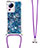 Silicone Candy Rubber TPU Bling-Bling Soft Case Cover with Lanyard Strap S03 for Xiaomi Civi 2 5G