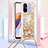 Silicone Candy Rubber TPU Bling-Bling Soft Case Cover with Lanyard Strap S03 for Xiaomi Poco C55