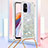 Silicone Candy Rubber TPU Bling-Bling Soft Case Cover with Lanyard Strap S03 for Xiaomi Poco C55