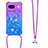 Silicone Candy Rubber TPU Bling-Bling Soft Case Cover with Lanyard Strap YB1 for Google Pixel 8a 5G