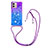 Silicone Candy Rubber TPU Bling-Bling Soft Case Cover with Lanyard Strap YB1 for Motorola Moto G Stylus (2023) 4G