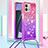 Silicone Candy Rubber TPU Bling-Bling Soft Case Cover with Lanyard Strap YB1 for Motorola Moto G Stylus (2023) 5G