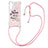 Silicone Candy Rubber TPU Bling-Bling Soft Case Cover with Lanyard Strap YB2 for Samsung Galaxy A34 5G