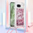 Silicone Candy Rubber TPU Bling-Bling Soft Case Cover with Lanyard Strap YB3 for Google Pixel 8a 5G