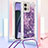 Silicone Candy Rubber TPU Bling-Bling Soft Case Cover with Lanyard Strap YB3 for Motorola Moto G Stylus (2023) 4G