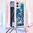 Silicone Candy Rubber TPU Bling-Bling Soft Case Cover with Lanyard Strap YB3 for Motorola Moto G Stylus (2023) 4G