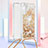 Silicone Candy Rubber TPU Bling-Bling Soft Case Cover with Lanyard Strap YB3 for Samsung Galaxy A34 5G