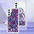 Silicone Candy Rubber TPU Bling-Bling Soft Case Cover YB1 for Samsung Galaxy A25 5G Purple