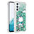 Silicone Candy Rubber TPU Bling-Bling Soft Case Cover YB1 for Samsung Galaxy Quantum4 5G Green