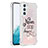 Silicone Candy Rubber TPU Bling-Bling Soft Case Cover YB1 for Samsung Galaxy Quantum4 5G Pink