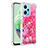 Silicone Candy Rubber TPU Bling-Bling Soft Case Cover YB1 for Xiaomi Poco X5 5G Hot Pink