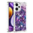 Silicone Candy Rubber TPU Bling-Bling Soft Case Cover YB1 for Xiaomi Redmi Note 12 Turbo 5G Purple