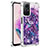 Silicone Candy Rubber TPU Bling-Bling Soft Case Cover YB1 for Xiaomi Redmi Note 12S Purple