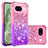 Silicone Candy Rubber TPU Bling-Bling Soft Case Cover YB2 for Google Pixel 8a 5G Hot Pink