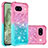 Silicone Candy Rubber TPU Bling-Bling Soft Case Cover YB2 for Google Pixel 8a 5G Pink