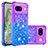 Silicone Candy Rubber TPU Bling-Bling Soft Case Cover YB2 for Google Pixel 8a 5G Purple