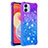 Silicone Candy Rubber TPU Bling-Bling Soft Case Cover YB2 for Samsung Galaxy A04 4G Purple