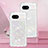 Silicone Candy Rubber TPU Bling-Bling Soft Case Cover YB3 for Google Pixel 8a 5G Silver