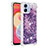 Silicone Candy Rubber TPU Bling-Bling Soft Case Cover YB3 for Samsung Galaxy A04 4G Purple