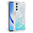 Silicone Candy Rubber TPU Bling-Bling Soft Case Cover YB3 for Samsung Galaxy A24 4G Sky Blue