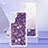 Silicone Candy Rubber TPU Bling-Bling Soft Case Cover YB3 for Samsung Galaxy A34 5G Purple