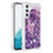 Silicone Candy Rubber TPU Bling-Bling Soft Case Cover YB3 for Samsung Galaxy A54 5G Purple