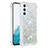 Silicone Candy Rubber TPU Bling-Bling Soft Case Cover YB3 for Samsung Galaxy Quantum4 5G Mint Blue